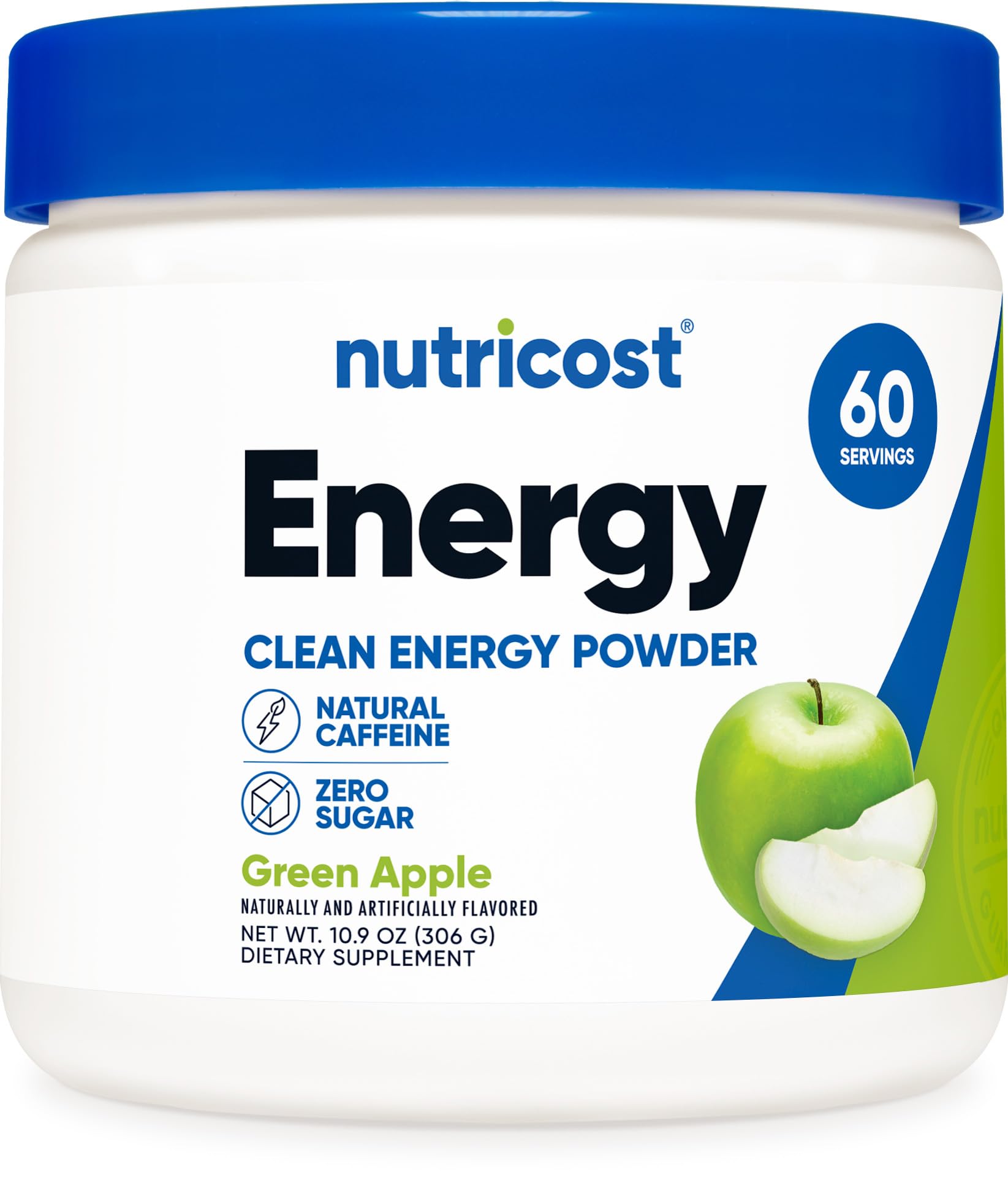Nutricost Energie Complexe pomme verte – bouteille prête pour un boost naturel