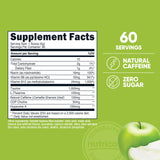 Nutricost Energie Complexe pomme verte – poudre 300 g prête à mélanger