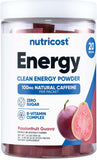 Nutricost Energy Complex Stickpack: emballage 20 sachets pour énergie pratique en déplacement.