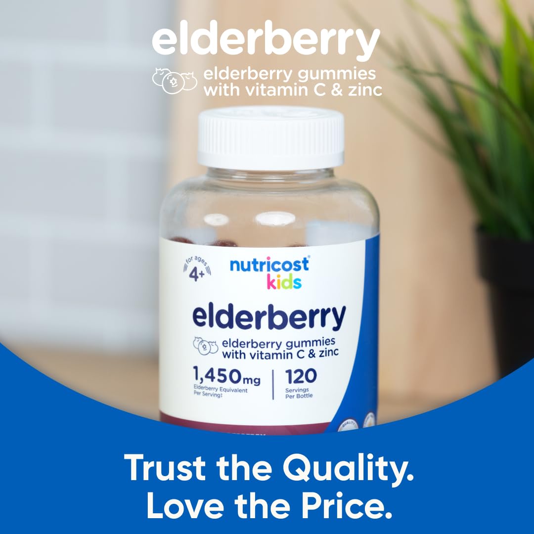 Nutricost gommes pour enfants emballage sans gluten et pratique.