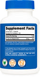 Nutricost etiquette-produit, composition claire et sans allergenes.