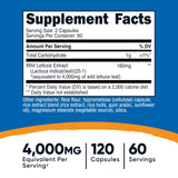 Nutricost extrait laitue sauvage – capsules faciles à intégrer à votre routine journalière
