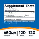 Nutricost Extrait de Myrrhe 650 mg — gélules prêtes à l’emploi