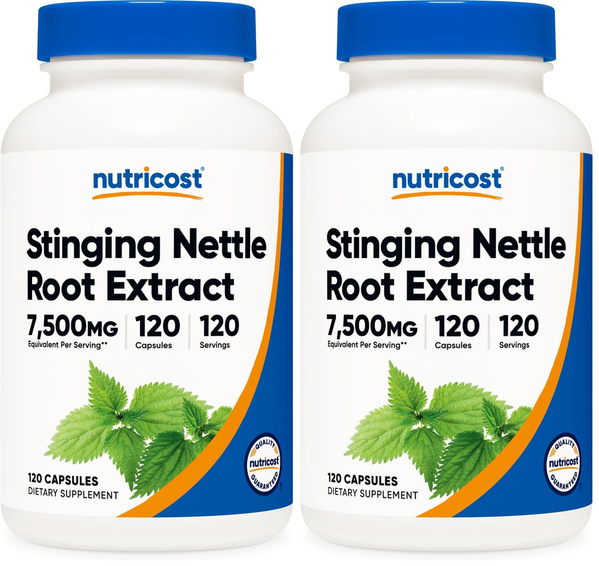 Nutricost Extrait Ortie 7500mg en bouteille, format pratique pour usage quotidien