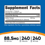 Étiquette Nutricost Safran: informations claires sur les certifications