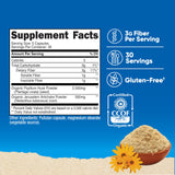 Nutricost Fibre Capsules étiquette – ingrédients biologiques et certifications visibles