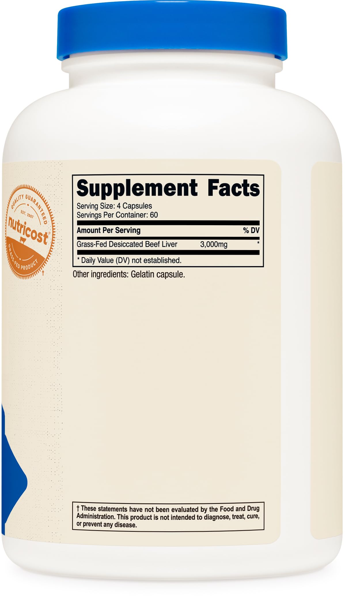Utilisation quotidienne avec Nutricost, facile à intégrer à votre routine.
