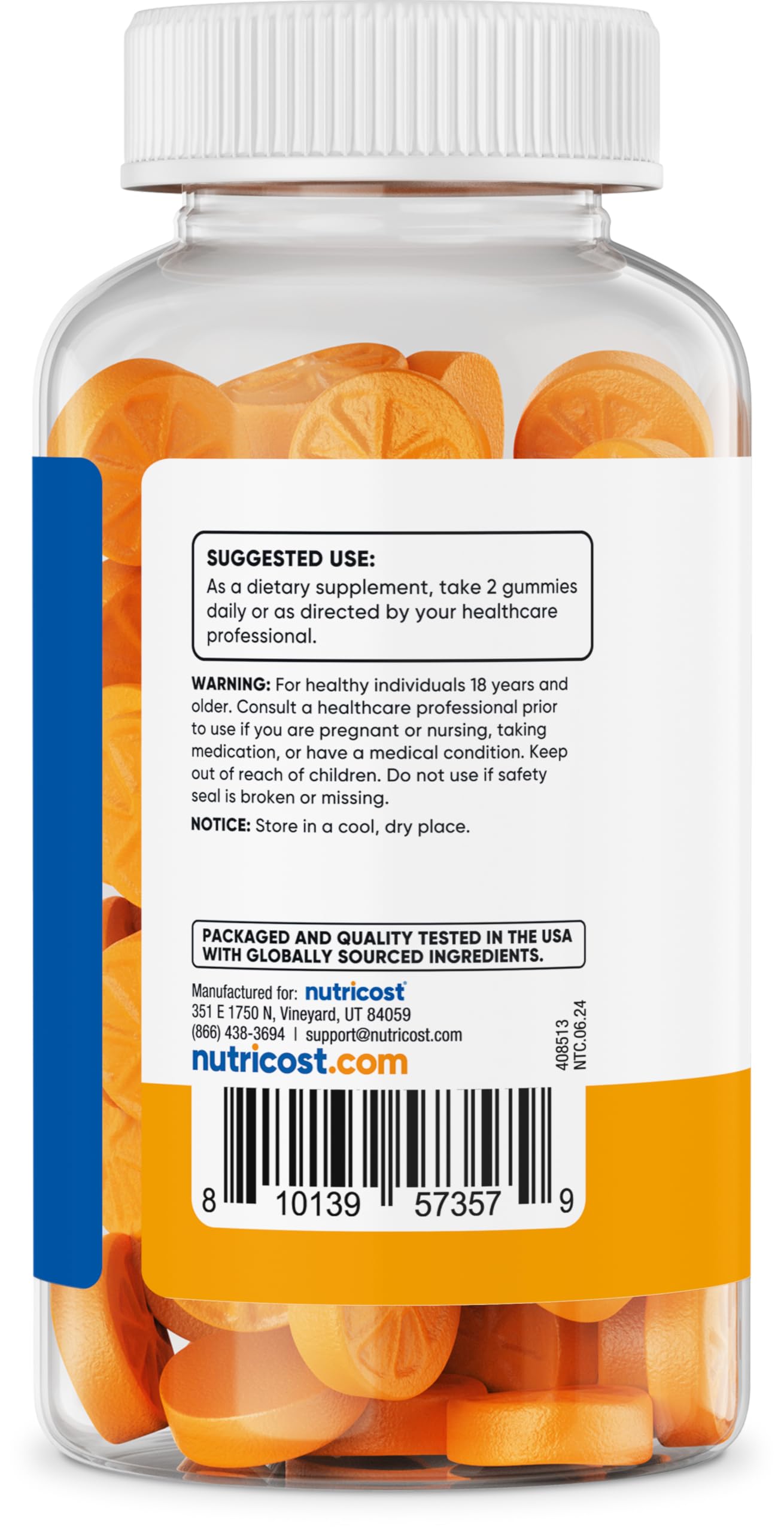 Nutricost Formule végétarienne Curcuma, sans ingrédients animaux, pour un mode de vie sain
