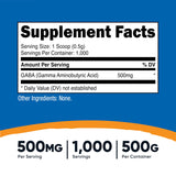 Cuillère doseuse incluse pour mesurer 500 mg avec précision.