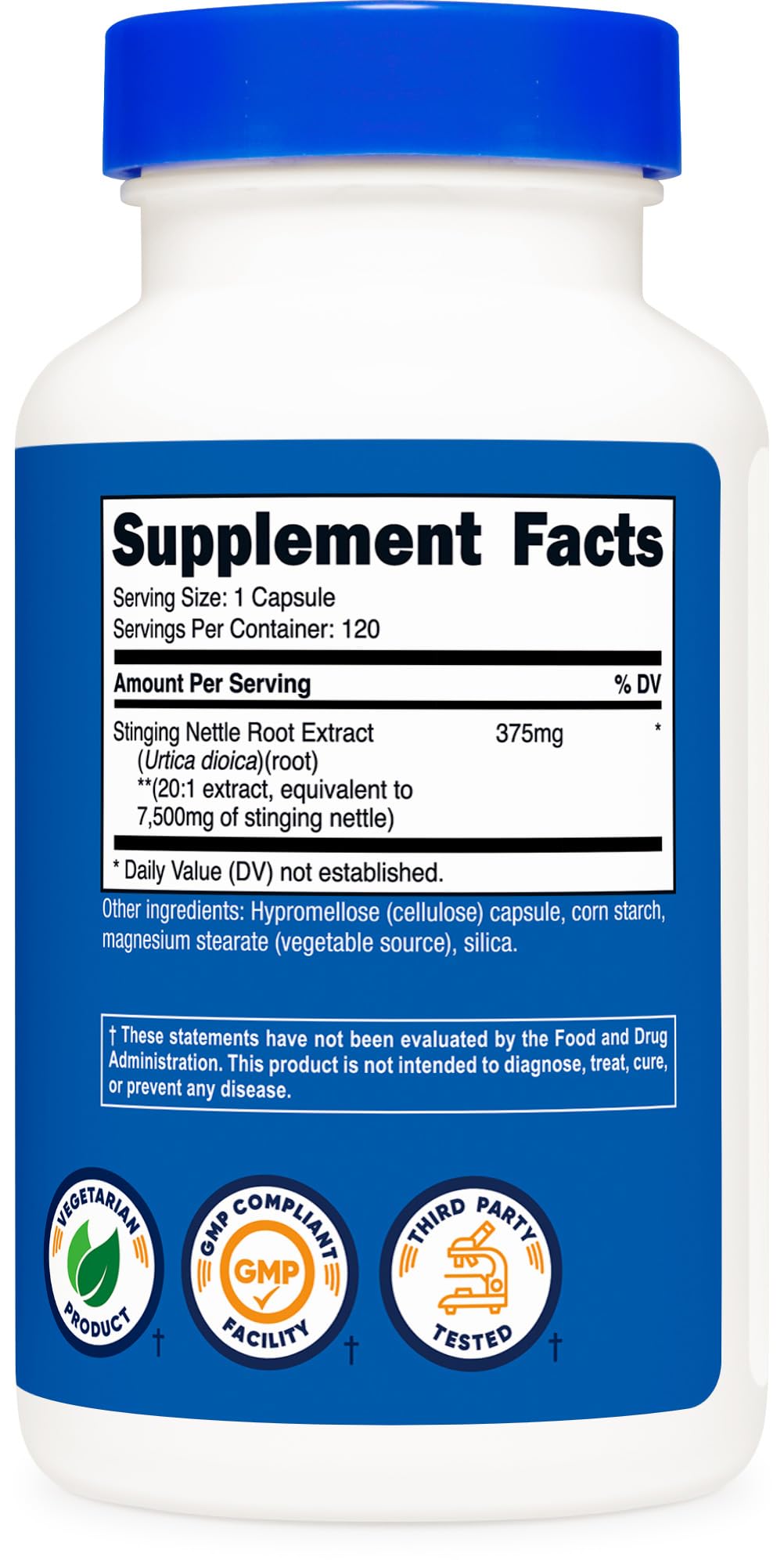 Nutricost Gélule en main, manipulation facile pour dosage quotidien