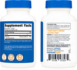 Capsules Nutricost prêtes à l'ingestion dans une routine quotidienne.