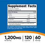 Nutricost - gélules L-Lysine Monolaurin visibles, faciles à avaler.