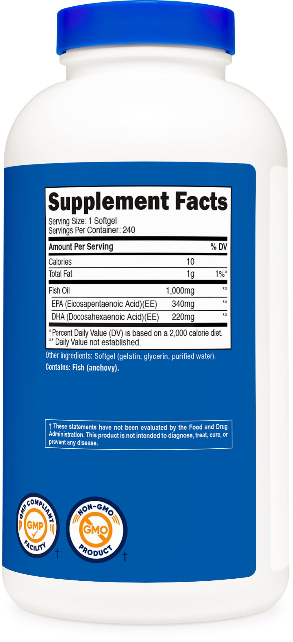 Nutricost Gelules Omega3 détail capsule et bouchon faciles à ouvrir.