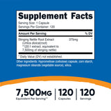 Nutricost Gelules vegetales 120 capsules, prise quotidienne facile
