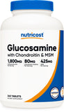 Nutricost glucosamine 1800mg – la bouteille, pratique pour l’usage quotidien.