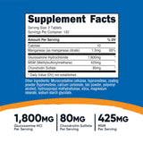 Nutricost glucosamine 1800mg – comprimés visibles, dosage clair et pratique.