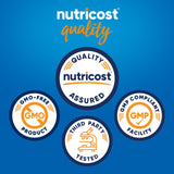 Texture moelleuse des gommes Nutricost Fibre pour une prise facile.