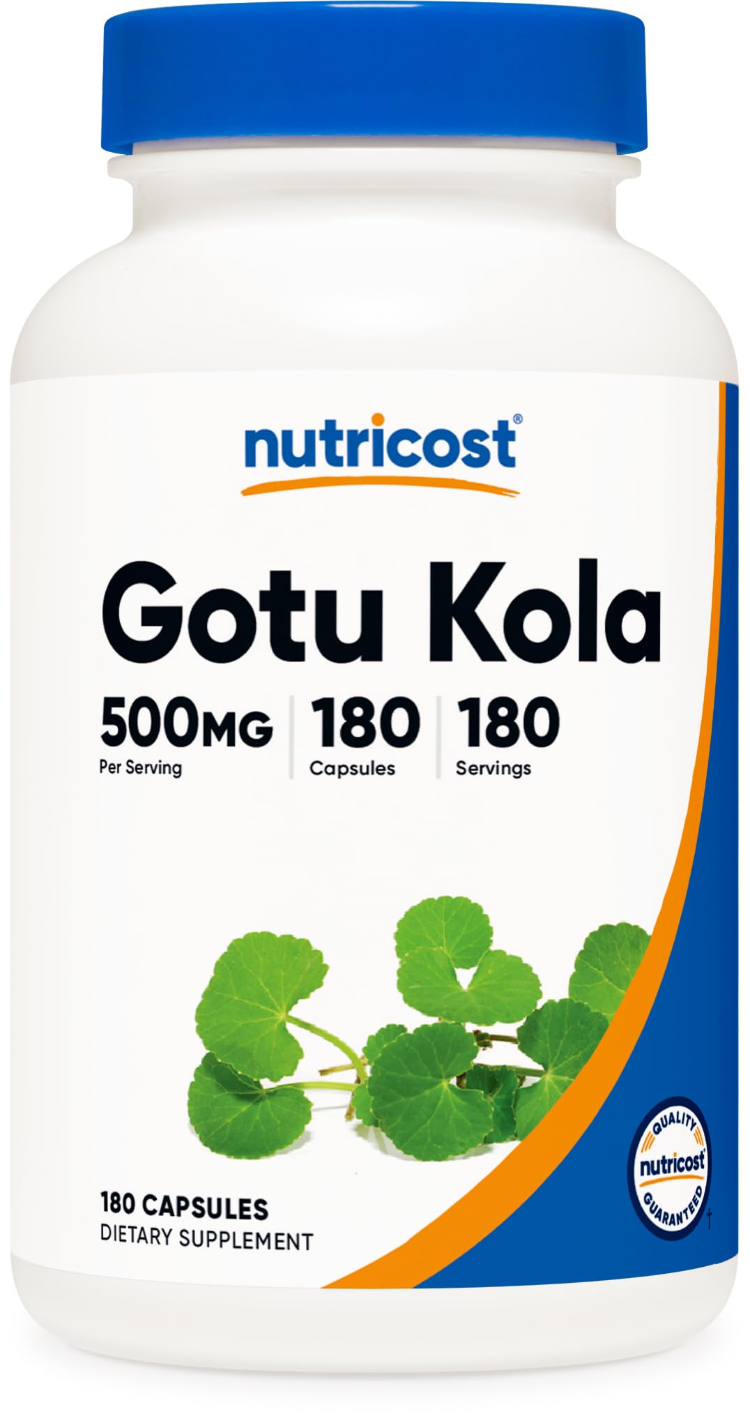 Nutricost Gotu Kola bouteille pratique pour une routine bien etre quotidienne.