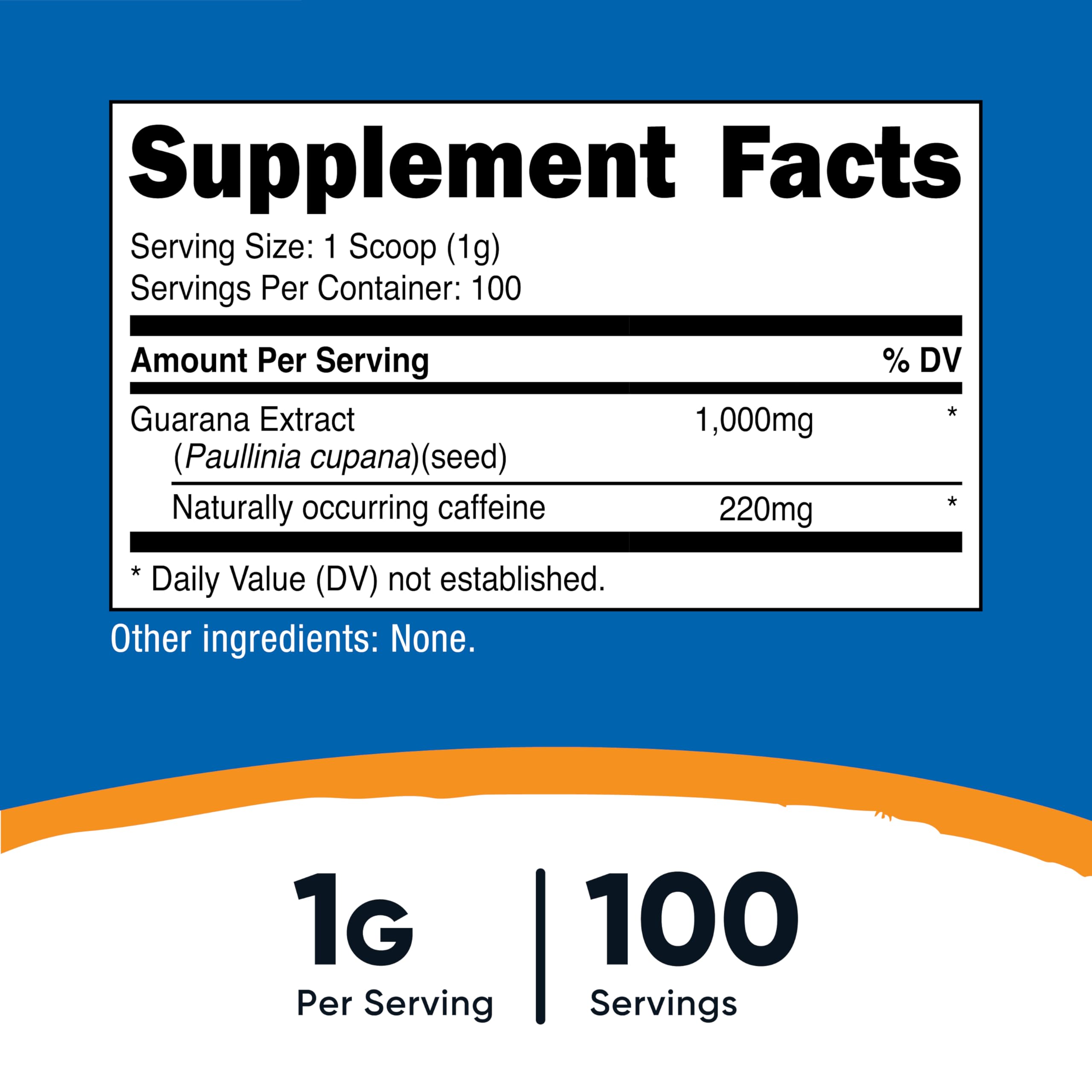 Cuillère-dose Nutricost incluse pour mesurer facilement chaque portion.