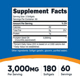 Nutricost huile graines citrouille — versement clair pour une utilisation quotidienne.