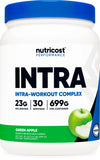 Nutricost Intra-Workout poudre saveur pomme verte, hydratation agréable pendant l effort