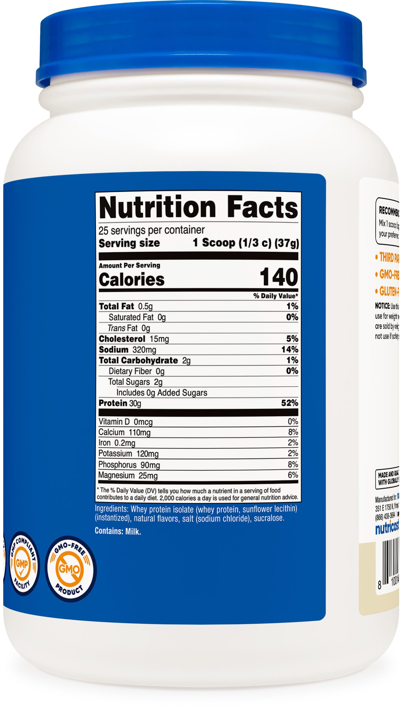Nutricost isolat vanille : préparation simple pour collations protéinées
