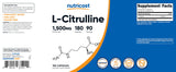Nutricost L-Citrulline – prise avec eau, facilite l'intégration dans votre routine.