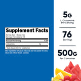 Poudre Nutricost L-Glutamine 500 g idéale pour les shakes après l'entraînement.