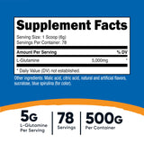 Nutricost L-Glutamine Poudre Doseuse Cuillère, dosage précis.