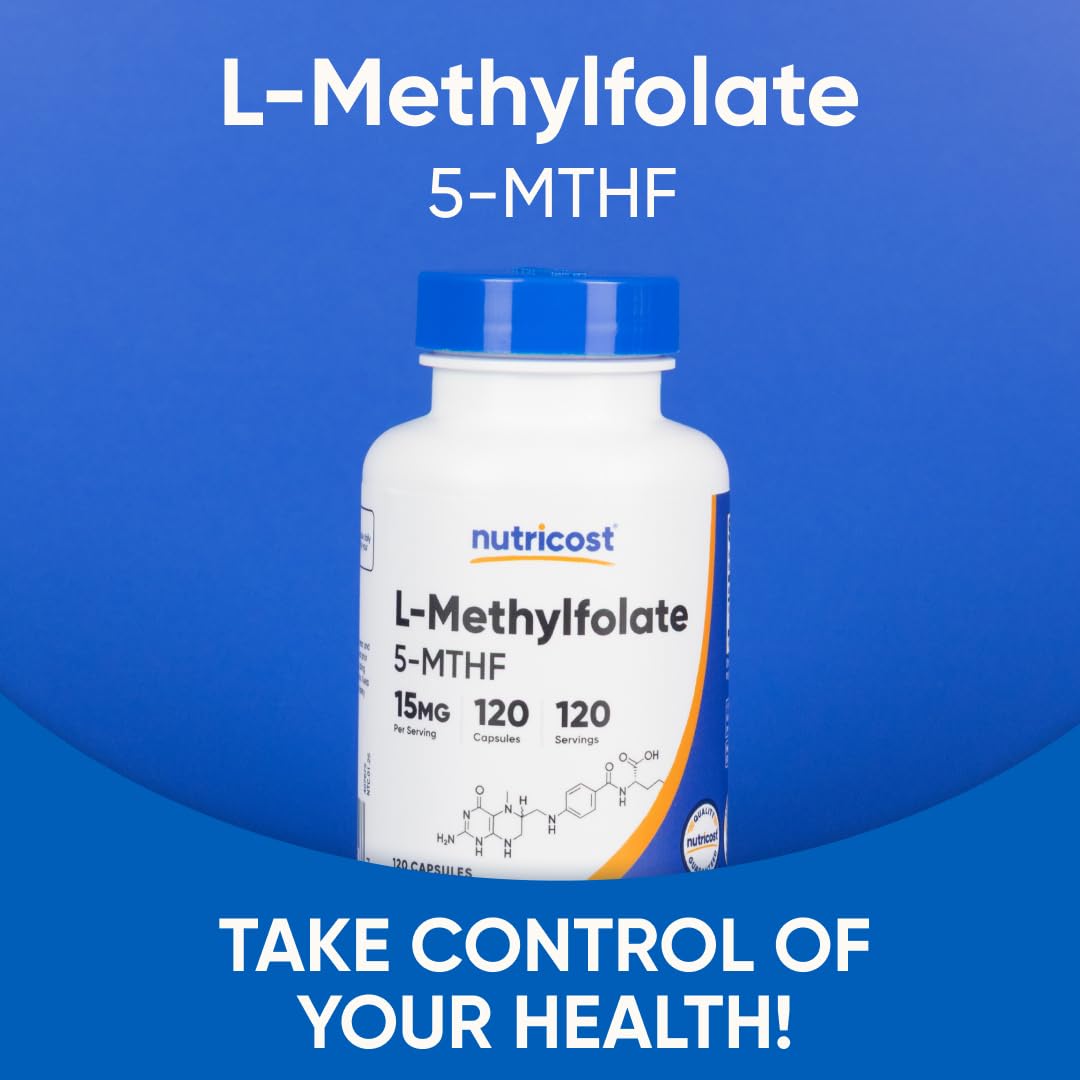 Nutricost L-Methylfolate: certificat de laboratoire attestant de la pureté du produit.