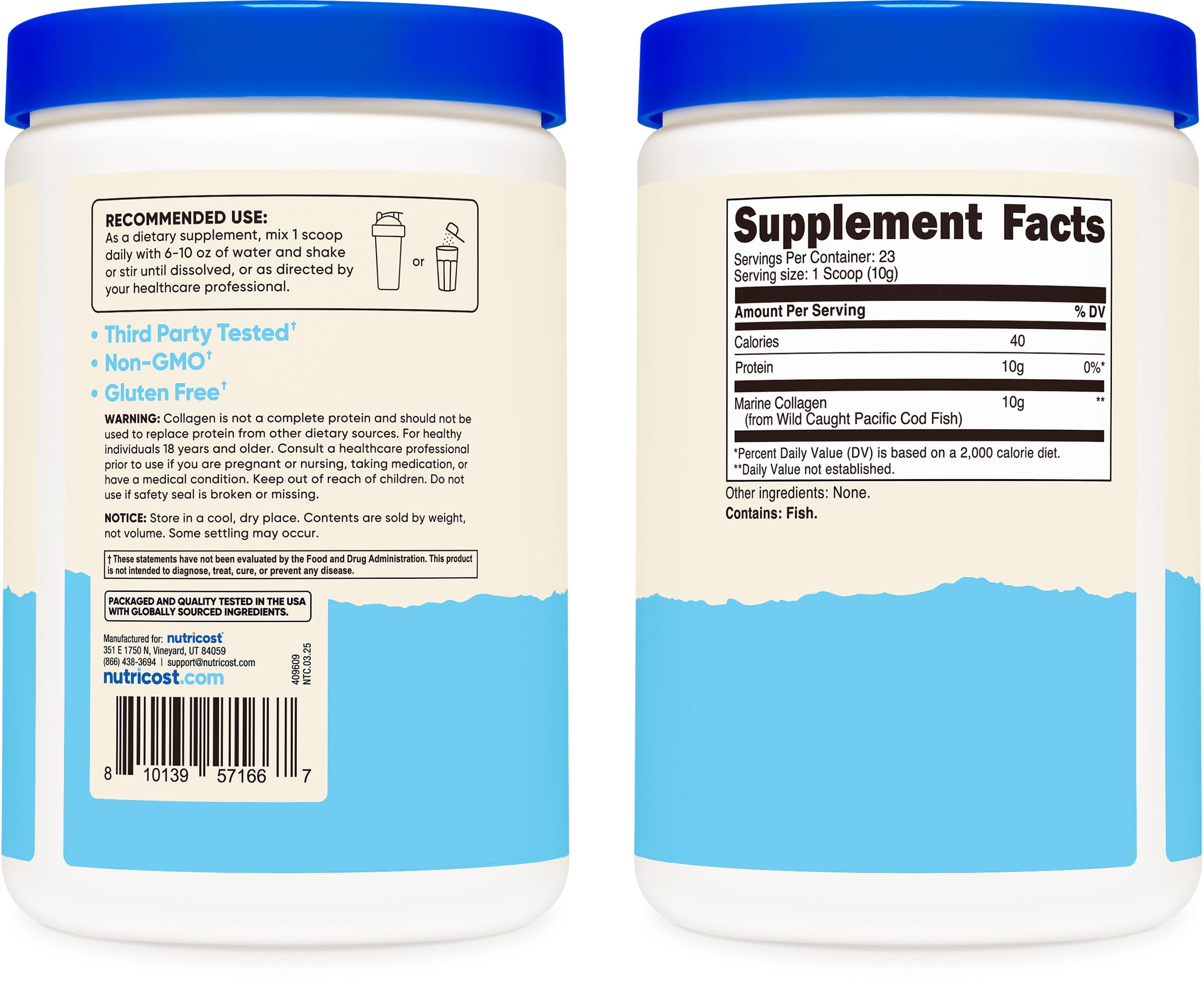 Nutricost tests labo indépendants pour sécurité