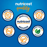 Étiquette Nutricost levure rouge du riz CoQ10, information claire et pratique.