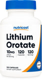 Nutricost Lithium Orotate 10 mg – capsules faciles à intégrer à votre routine.