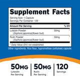 Nutricost Luteolin avec Rutin – gélules faciles à avaler pour le confort quotidien.