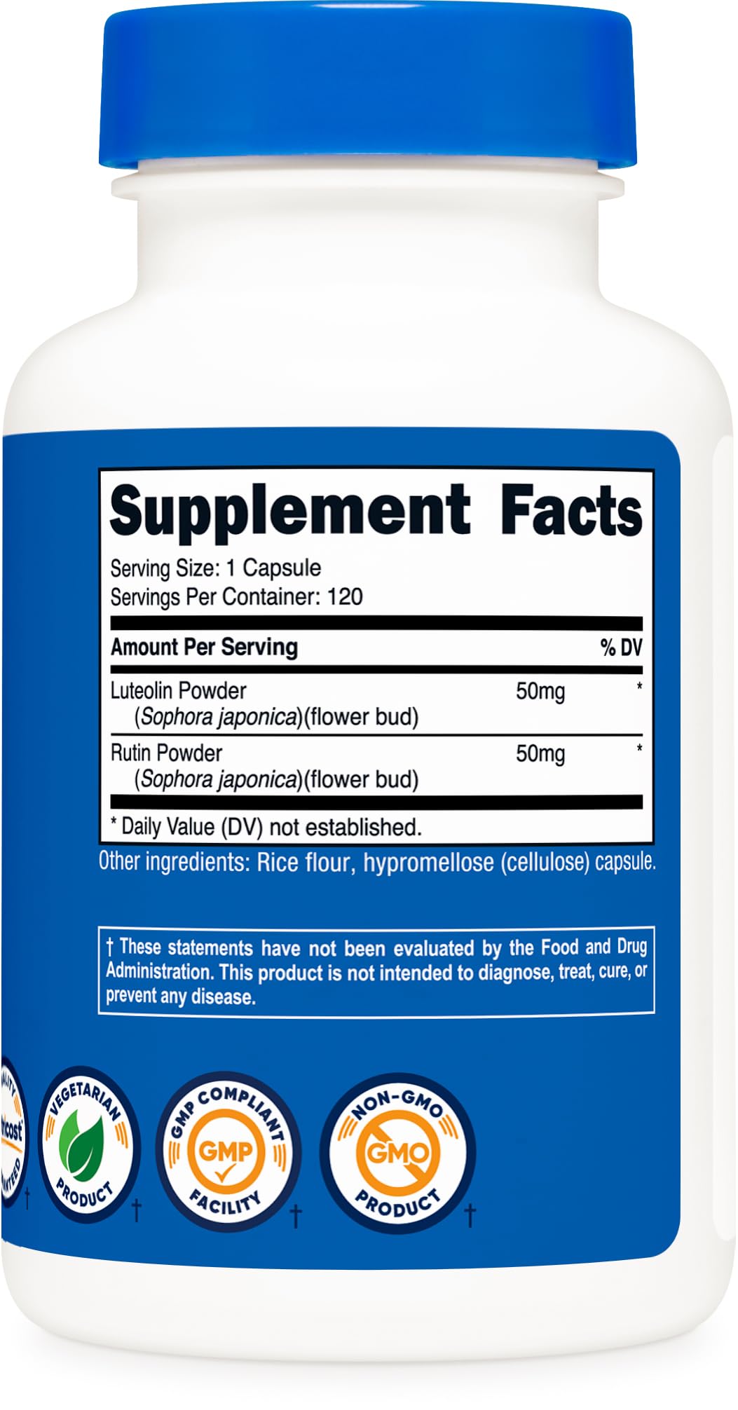 Nutricost Luteolin avec Rutin – routine santé facile à intégrer quotidiennement.