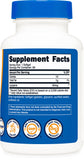 Étiquette Nutricost Lycopène sans OGM et sans gluten.