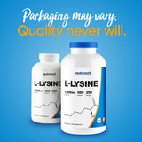 Nutricost L-Lysine 1000mg dose quotidienne recommandée.