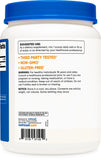 Nutricost L-Lysine poudre, sans OGM et sans gluten, qualité.