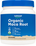 Nutricost Maca biologique en poudre – bouteille 500 g prête pour smoothies