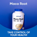Nutricost Maca sans gluten, capsules adaptées pour les régimes spéciaux.