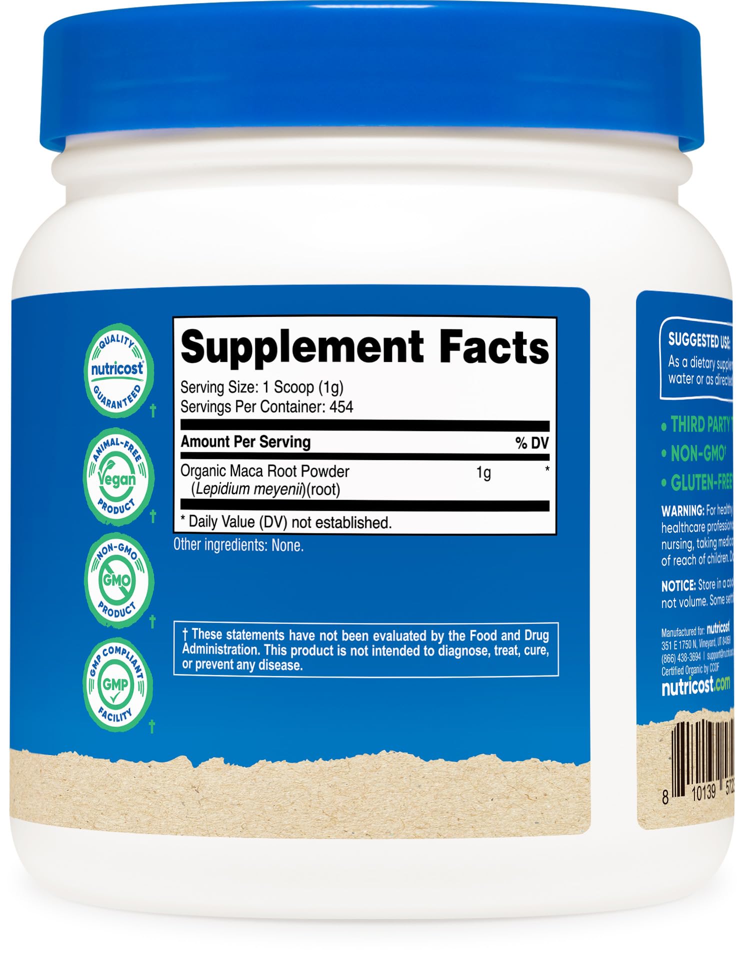 Idée smoothie rapide avec Nutricost Maca biologique