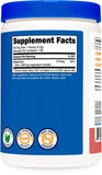 Nutricost Magnésium Citrate poudre Framboise-Citron, illustration montrant le flacon et le scoop.