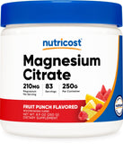 Nutricost Magnésium Citrate, bouteille pratique pour un apport quotidien.