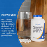 Nutricost gélules magnésium glycinate, faciles à prendre pour le quotidien.