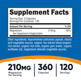 Capsules Nutricost Glycinate, dosage clair et facile à ajuster dans votre routine.