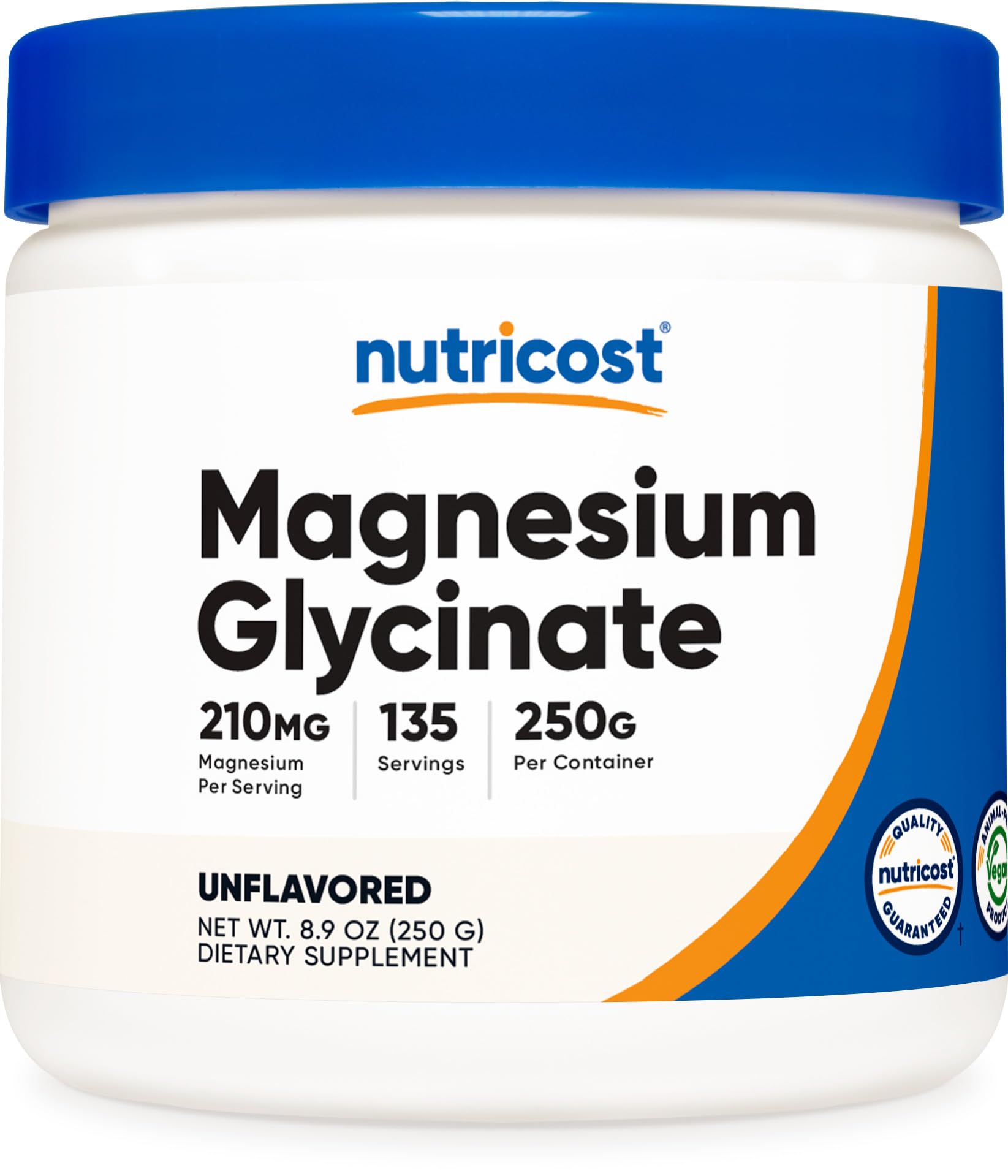 Nutricost Magnésium Glycinate — emballage visible, pratique à ranger pour votre routine