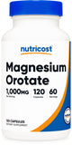 Bouteille Nutricost Magnésium Orotate, pratique et facile à doser au quotidien.