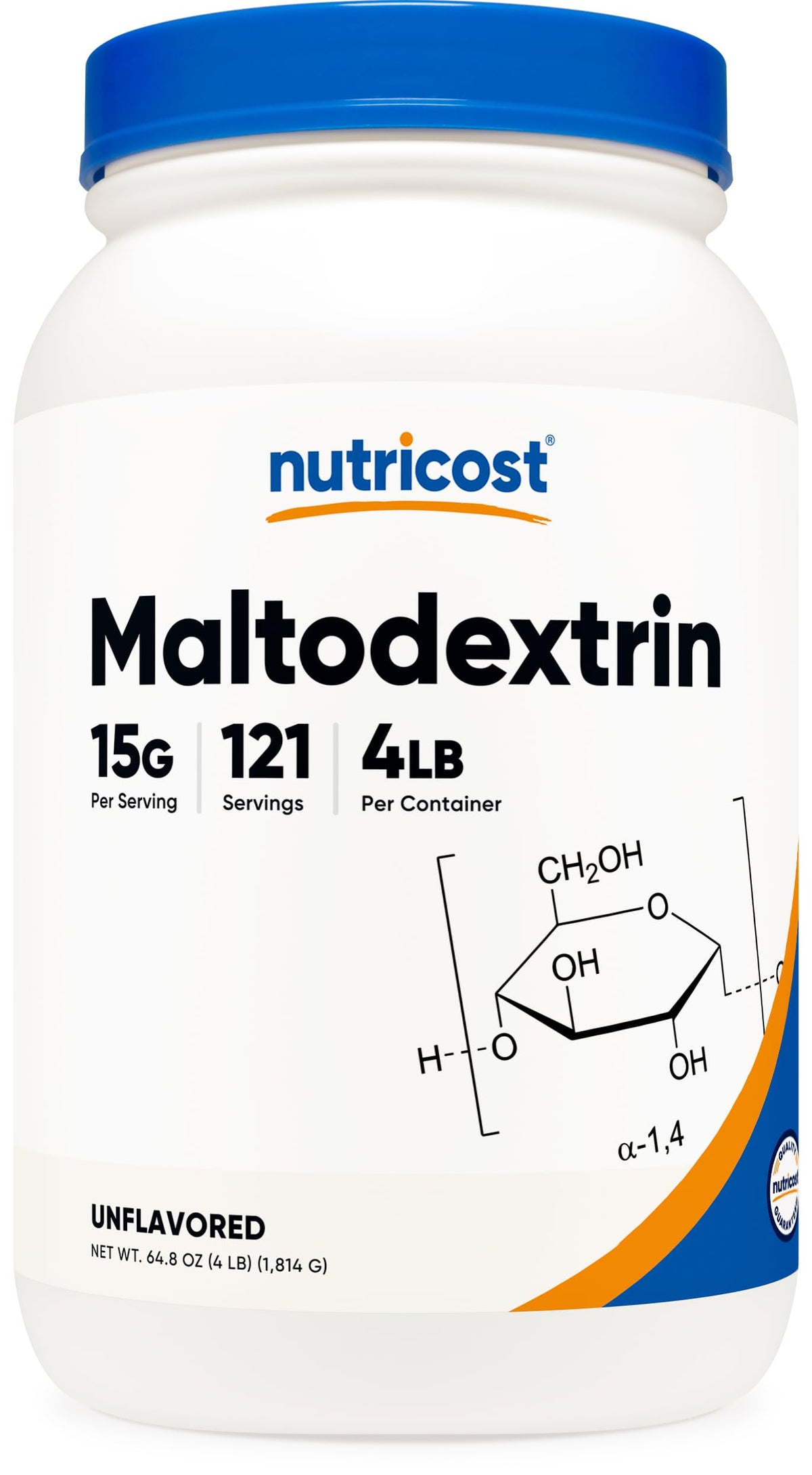 Nutricost Maltodextrine – Poudre 4 Livres: énergie rapide pour shakes