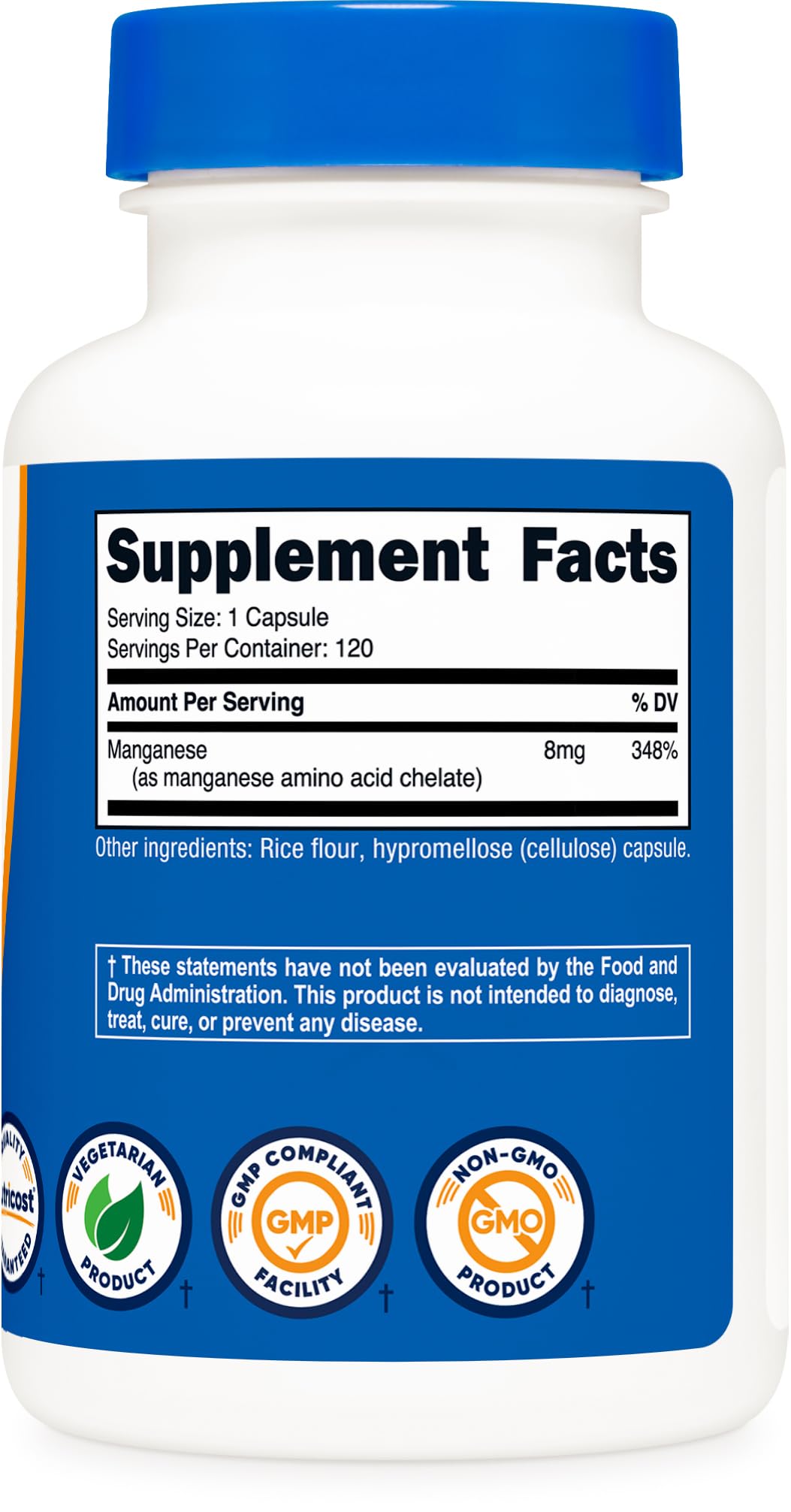 Nutricost Manganèse – tests en laboratoire indépendants garantissant sécurité et qualité.