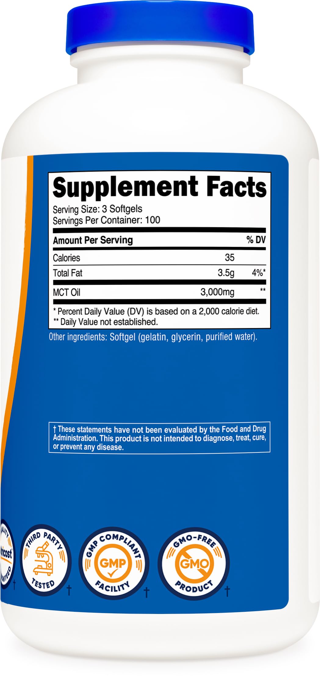 Nutricost MCT Softgels usage-quotidien-facile, intégration aisée dans la routine.